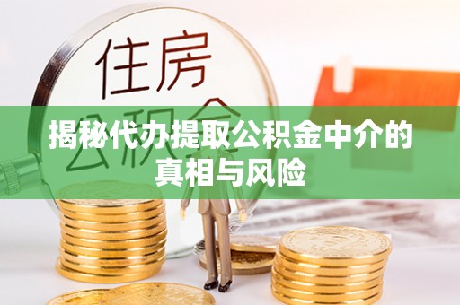 夏县揭秘代办提取公积金中介的真相与风险