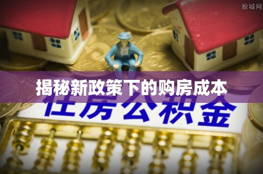 夏县揭秘新政策下的购房成本