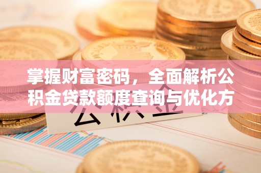夏县掌握财富密码，全面解析公积金贷款额度查询与优化方案