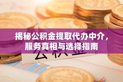 夏县揭秘公积金提取代办中介，服务真相与选择指南