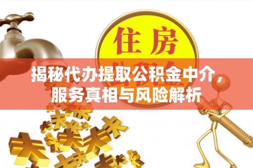 夏县揭秘代办提取公积金中介，服务真相与风险解析
