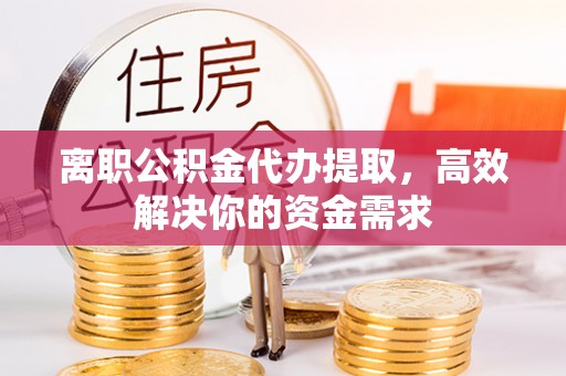 夏县离职公积金代办提取，高效解决你的资金需求