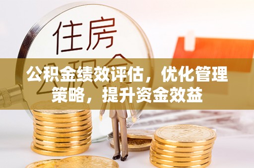 夏县公积金绩效评估，优化管理策略，提升资金效益