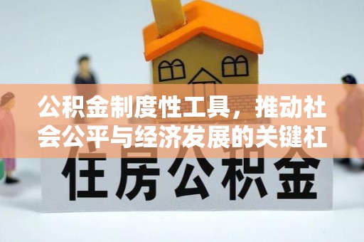 夏县公积金制度性工具，推动社会公平与经济发展的关键杠杆