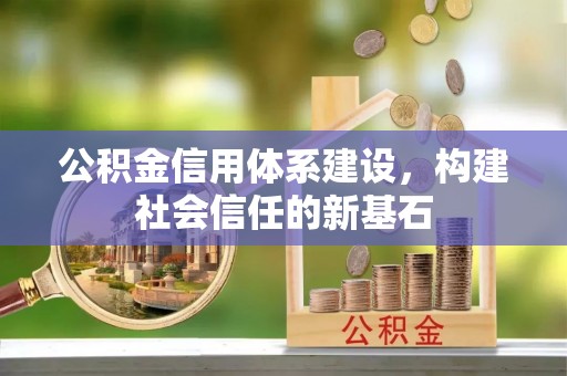 夏县公积金信用体系建设，构建社会信任的新基石