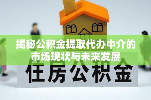 夏县揭秘公积金提取代办中介的市场现状与未来发展