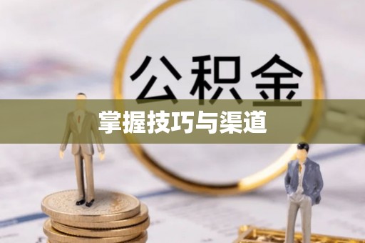 夏县掌握技巧与渠道